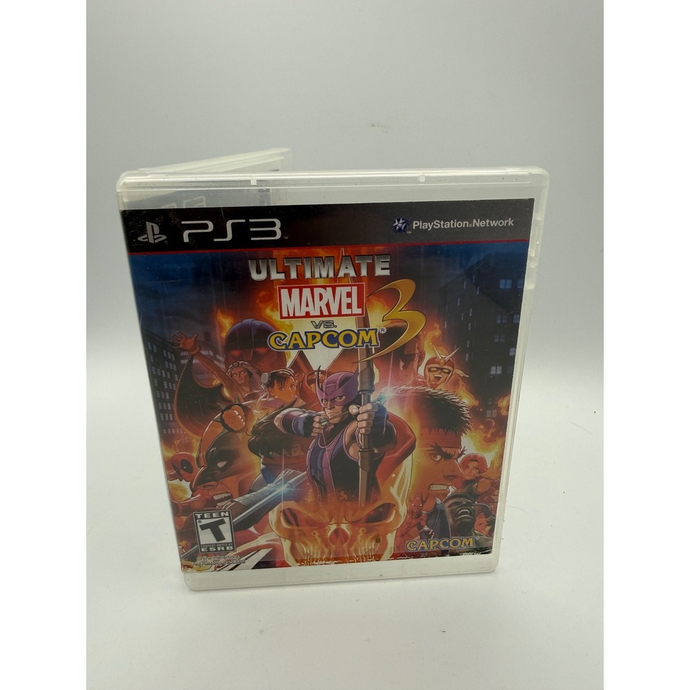 Capcom Ultimate Marvel vs Capcom 3 PS3 N/A Multi Excellent Fighting Game Disc